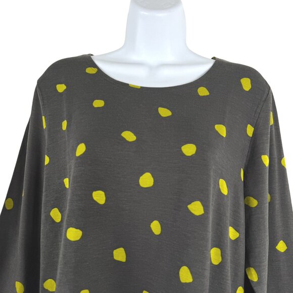 Gudrun Sjoden Terrazzo Top Large Printed Lyocell Blend Casual NWT TP-3510 - Picture 3 of 9